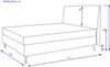 Boxspringbett SANSIBAR POEL LF 160x200 cm beige Box-Spring-Bett Doppelbett Bild 5