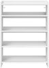 vidaXL Schuhregal Weiß 60x25x81 cm Holzwerkstoff 859878 Bild 4