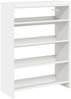 vidaXL Schuhregal Weiß 60x25x81 cm Holzwerkstoff 859878 Bild 2
