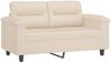 vidaXL 3-tlg. Sofagarnitur mit Kissen Beige Mikrofasergewebe 3202295 Bild 4