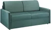 Schlafsofa 3-Sitzer Samt CALIFE - Minzgrün - Liegefläche: 140 cm - Matratzenhöhe: 18 cm Bild 1