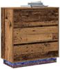 vidaXL Nachttisch Altholz 71 x 34,5 x 75 cm Holzwerkstoff 869640 Bild 3