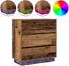 vidaXL Nachttisch Altholz 71 x 34,5 x 75 cm Holzwerkstoff 869640 Bild 2