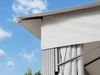 Toolport Gartenpavillon 3x3 m ALU 280g m² Dachplane wasserdicht Pavillon Gartenzelt hellgrau 9x9 cm Profil Bild 4