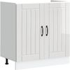 vidaXL Waschbecken-Unterschrank mit Tür Lucca 2 pcs Hochglanz Weiß 3315013 Bild 4