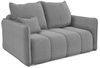 Sofaset Designersofa MORGANO 3-2-1 Stoff Abriamo Silbergrau Bild 3