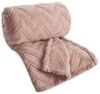 Wohndecke HYGGE Kuscheldecke – weiche Sofadecke, Design91, mit Fischgrät-Struktur, Mikrofaser 340 GSM, Plaid für Sofa & Bett Bild 4