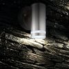 LED Außenwandlampe, Edelstahl poliert, Kunststoff satiniert, H 11 cm Bild 5