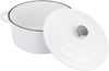 Gusseisentopf, emailliert, Ø 26 cm, Weiß Bild 2
