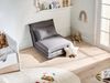 1-Sitzer Schlafsofa DELLEN Stoff Dunkelgrau Bild 3