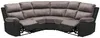 Vente-unique - Relaxsofa Ecksofa - Microfaser & Kunstleder - Grau & Schwarz - TOLZANO Bild 2
