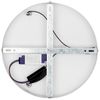Novel LED-Hängeleuchte, Aluminium braun Glas weiß, 43x150 cm, LED-Leuchtmittel enthalten Bild 2