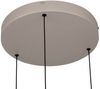 Novel LED-Hängeleuchte, Aluminium braun Glas weiß, 43x150 cm, LED-Leuchtmittel enthalten Bild 3