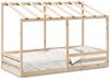 vidaXL Kinderbett mit Dach 100x200 cm Massivholz Kiefer 846997 Bild 2
