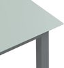 vidaXL Gartentisch Hellgrau 150x90x74 cm Aluminium und Glas 312204 Bild 4