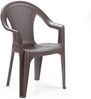 Bistrogarnitur 3-teilig Aluminium - Kunststoff Mokka Bild 2
