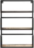 vidaXL Wandregal 60 x 20 x 85 cm Raues Mangoholz Bild 2