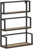 vidaXL Wandregal 60 x 20 x 85 cm Raues Mangoholz Bild 1