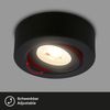 Briloner LED-Aufbau und Einbauleuchte 2in1 Mini Ein-& Aufbau 9W 500lm schwarz dimmbar Bild 5