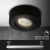 Briloner LED-Aufbau und Einbauleuchte 2in1 Mini Ein-& Aufbau 9W 500lm schwarz dimmbar Bild 2