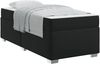 vidaXL Bettrahmen mit Matratze Schwarz 100 x 200 cm Stoff 3399226 Bild 3