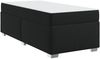 vidaXL Bettrahmen mit Matratze Schwarz 100 x 200 cm Stoff 3399226 Bild 2