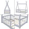 Kinderbett Helsingborg 70x140 cm Hellgrau [en. casa] Bild 5