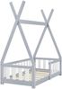 Kinderbett Helsingborg 70x140 cm Hellgrau [en. casa] Bild 3