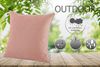 heimtexland Â® OUTDOOR Lounge Dekokissen LOTUS EFFEKT wetterfest 45x45 Garten Kissen Outdoorkissen Typ551 dunkelgrau Bild 2
