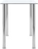 vidaXL Esstisch Transparent 120 x 60 x 75 cm Hartglas 281850 Bild 3