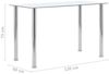 vidaXL Esstisch Transparent 120 x 60 x 75 cm Hartglas 281850 Bild 5