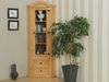 Eckschrank New Mexico Kiefer massiv natur Mexiko Wohnzimmer Vitrine Schrank Bild 2