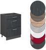 Küchenunterschrank R-Line Schwarz Beton 60 cm AP Eiche Vicco Bild 5
