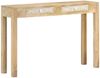 Konsolentisch, Beistelltisch, Konsole 110x30x75 cm Gebleichtes Massivholz Mango Bild 2
