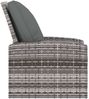 vidaXL Gartensessel Verstellbar mit Kissen Grau Poly Rattan 364104 Bild 4