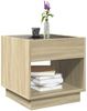 vidaXL Couchtisch mit Infinity-LED Sonoma-Eiche 50x50x50 cm 847653 Bild 5