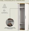 Home affaire Garderobenschrank Cosenza, Höhe 196 cm, 2 Türen, 2 Einlegeböden, 1 Kleiderstange Hochschrank, Stauraumschrank, Schrank, Flurschrank, Dielenschrank Bild 4