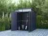 Vente-unique - MINARO Gartenhaus PlastikHarz Grau - B 180 cm x H 181 cm x L 180 cm Bild 2