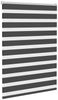 vidaXL Doppelrollo Schwarz 95x100 cm Stoffbreite 90,9 cm Polyester 4014208 Bild 3