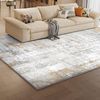 Vamcheer Teppich Gelb Grau 160x230 Flauschig Rutschfest Moderner Schwamm Bild 2