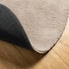 vidaXL Teppich HUARTE Kurzflor Weich und Waschbar Sandfarben Ø 120 cm 375067 Bild 5