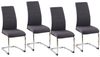 HTI-Living Freischwinger Schwingstuhl SallyC Grau (Set, 4 St), Freischwinger Esszimmerstuhl Bild 2