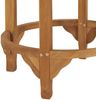 vidaXL Bartisch Ø 60 cm Massivholz Teak 49426 Bild 5