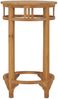 vidaXL Bartisch Ø 60 cm Massivholz Teak 49426 Bild 2
