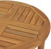 vidaXL Bartisch Ø 60 cm Massivholz Teak 49426 Bild 4