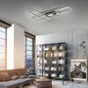 Leuchten Direkt LED CCT 'Asmin' Deckenleuchte, dimmbar, schwarz 99x69,5 cm Bild 2