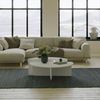 Dmora Wohnzimmertisch Azim, Niedriger Wohnzimmertisch, Kaffeeregal, Couchtisch für Sofa, 90x90h35 cm, Weiß Bild 4