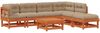 vidaXL Garten-Lounge-Set 7 pcs Wachsbraun Massives Kiefernholz 3418071 Bild 2