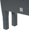 Polyrattan-Blumenbank mit Bewässerung 80cm Pflanzkasten Blumenkasten Pflanztrog Bild 4