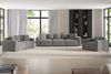 Sofa Designersofa MEGAN 2-Sitzer in Stoff Salvador Grau Bild 2